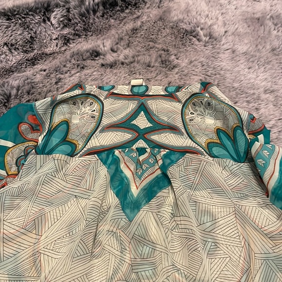 Anthropologie sheer beautifully made sheer blouse size S - Picture 6 of 6